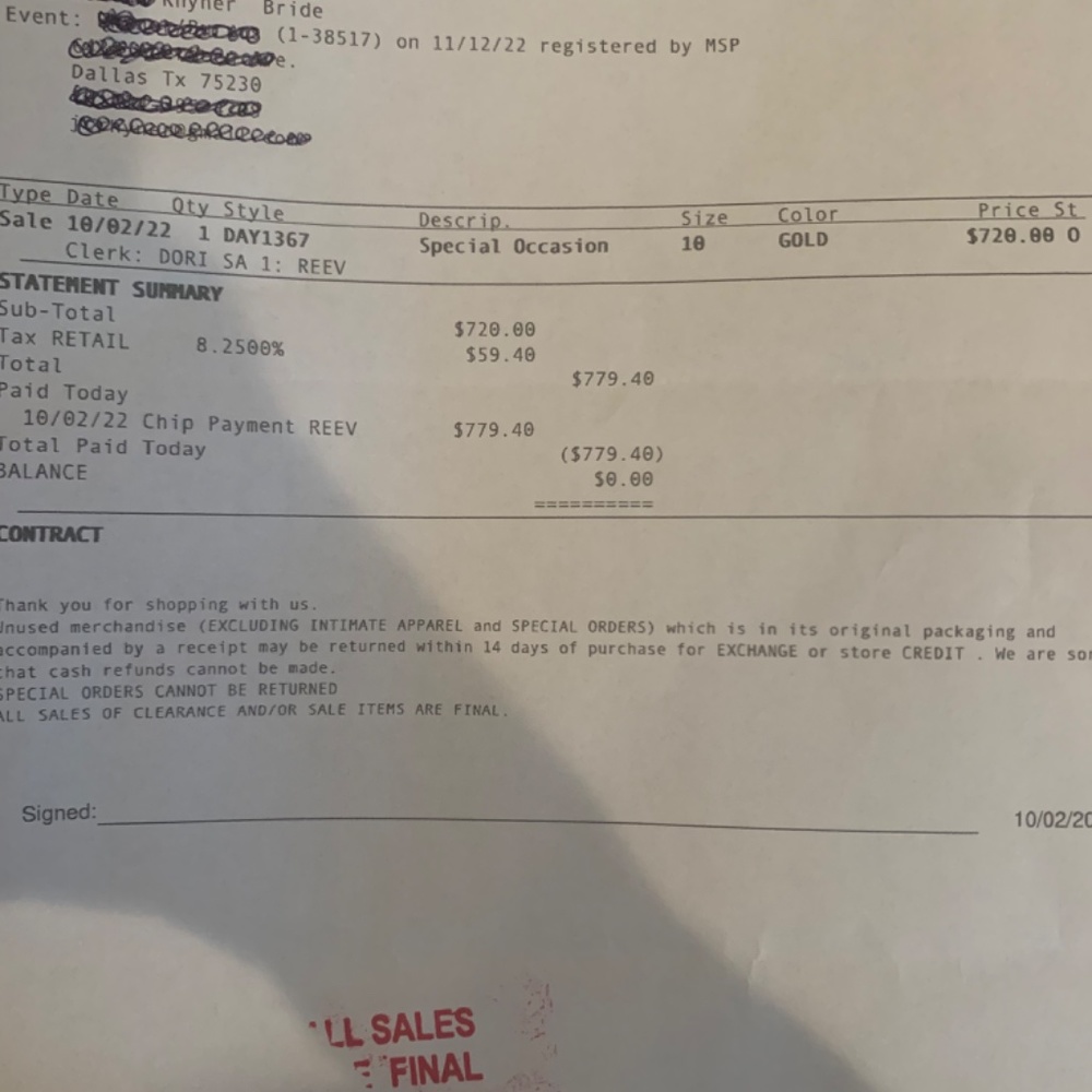 Gown - Picture 4 of 5